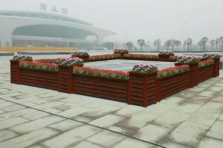 塑木花箱、綠化花箱